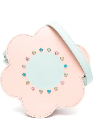 Claire's Club Glitter Pink Daisy Crossbody Bag | Claire's US