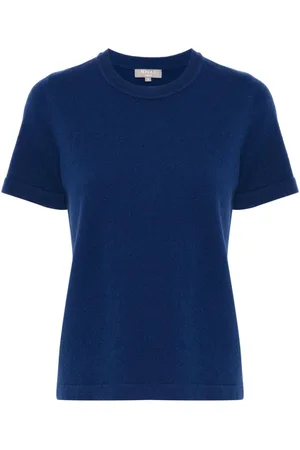 N.PEAL Short-sleeve cashmere T-shirt