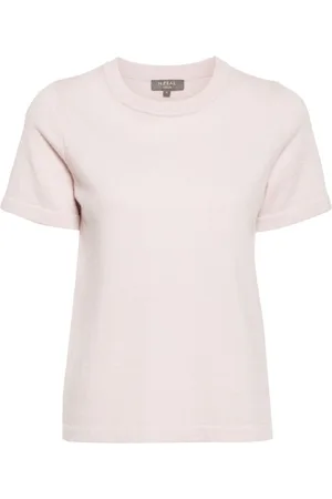 N.PEAL Short-sleeve cashmere T-shirt