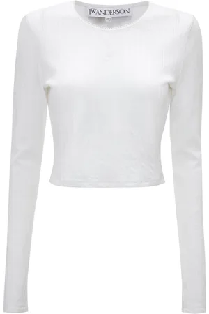 J.W.Anderson Logo-jacquard cotton T-shirt