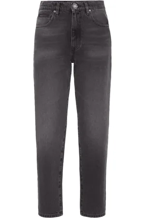 Philipp Plein High-rise straight-leg jeans