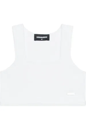Dsquared2 Square-neck crop top