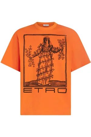 Etro Allegory of Strength-print cotton T-shirt