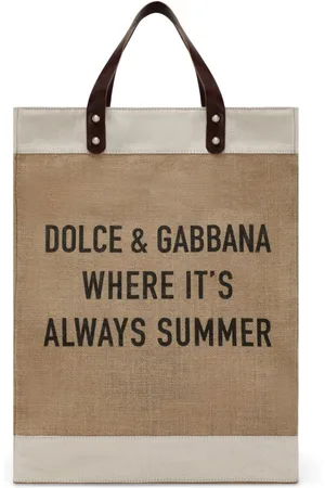 Dolce & Gabbana Shopping logo-print tote bag