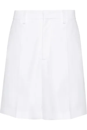 VALENTINO GARAVANI Cotton pressed-crease shorts