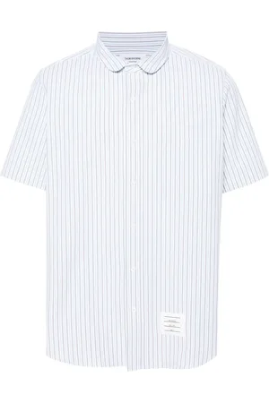 Thom Browne Striped seersucker cotton shirt