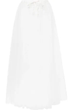 FORTE FORTE Sheer tulle maxi skirt