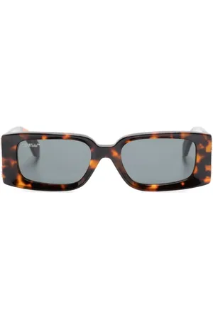 OFF-WHITE Roma tortoiseshell-effect sunglasses