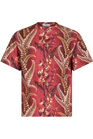 Etro Foliage-print cotton T-shirt