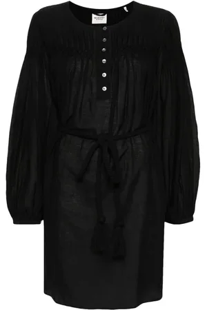 Isabel Marant Adeliani pintuck-detail dress