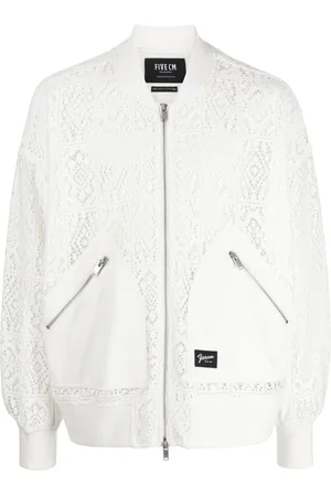 FIVE CM Laser-cut cotton jacket