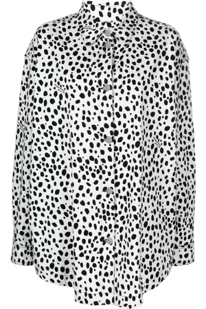 Moschino Dalmatian-print shirt jacket