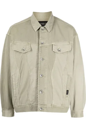 FIVE CM Panelled denim jacket