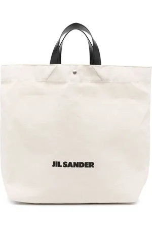 Jil Sander Logo-print cotton tote bag