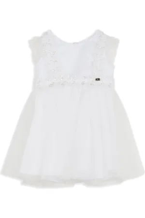 Tartine Et Chocolat Floral-embroidered sequinned dress