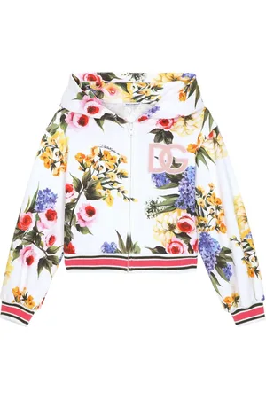 Dolce & Gabbana Giardino-print cotton hoodie