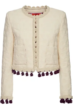 La DoubleJ Bijoux embroidered cropped jacket