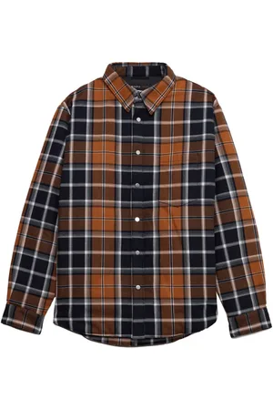 Purple Brand Plaid cotton shirt
