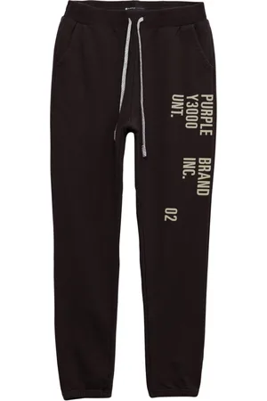 Purple Brand Logo-print track pants