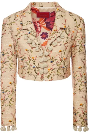 La DoubleJ Torero embroidered cropped jacket