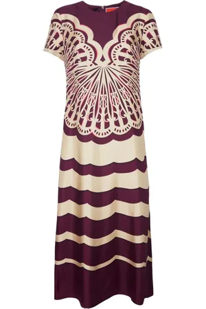 La DoubleJ Swing silk maxi dress