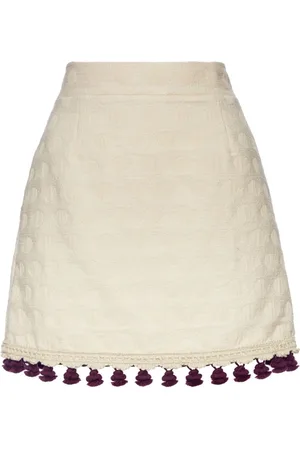 La DoubleJ Baia jacquard mini skirt