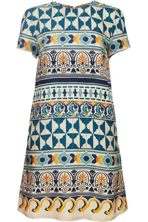 La DoubleJ Mini Swing A-line silk dress