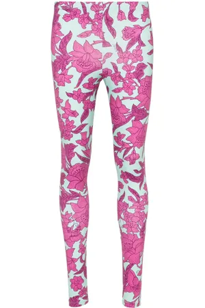 La DoubleJ Floral-print mid-rise leggings