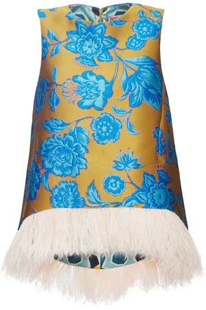 La DoubleJ La Scala floral-jacquard blouse