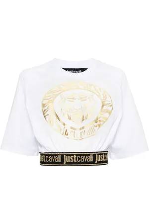 Roberto Cavalli Tiger head-print T-shirt