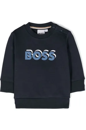 HUGO BOSS Logo-print jersey sweatshirt