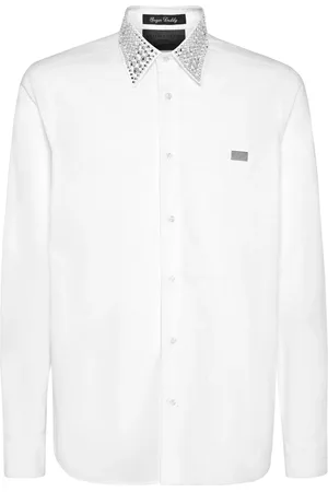 Philipp Plein Sugar Daddy crystal-embellished shirt