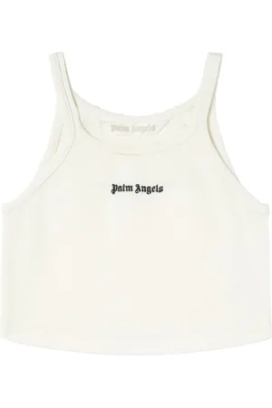 Palm Angels Logo-print cotton tank top