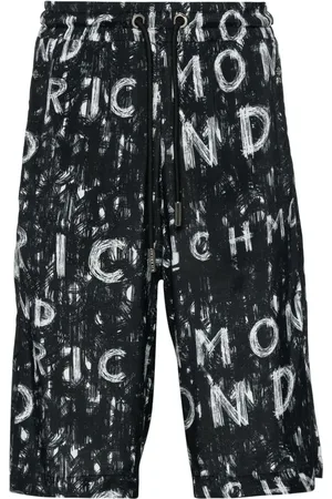 John Richmond Logo-print shorts