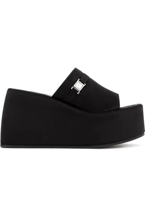 NODALETO Bulla Yelena satin platform mules