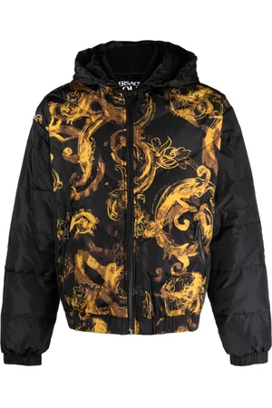 Versace mens puffer on sale jacket