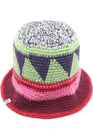 Nannacay Crochet-knit cotton bucket hat