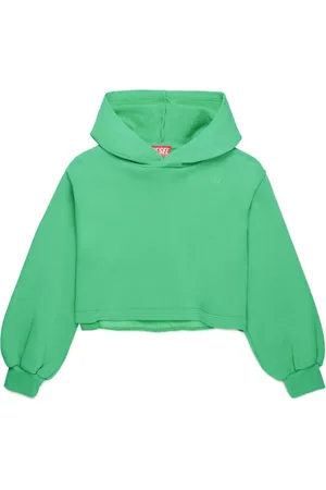 Diesel Logo-embroidered panelled hoodie