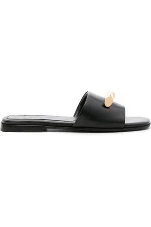 Lanvin Haute Sequence leather slides
