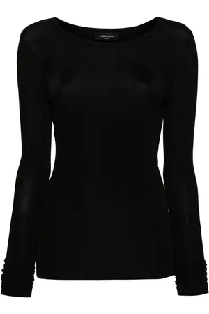 Fabiana Filippi Fine-ribbed crew-neck top