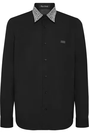 Philipp Plein Sugar Daddy crystal-embellished shirt