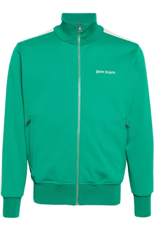 Palm Angels Logo-embroidered track jacket