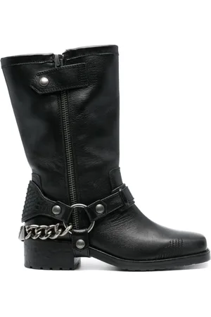 Zadig & Voltaire Igata leather biker boots