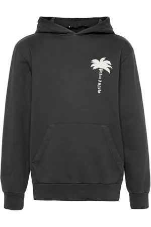 Palm Angels Logo-print cotton hoodie
