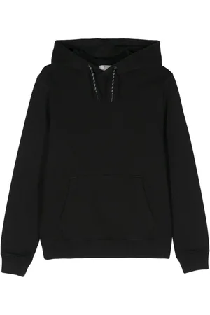 Woolrich Graphic-stamp cotton hoodie