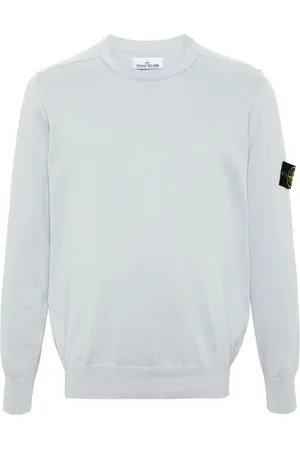 Stone Island Compass-badge cotton jumper