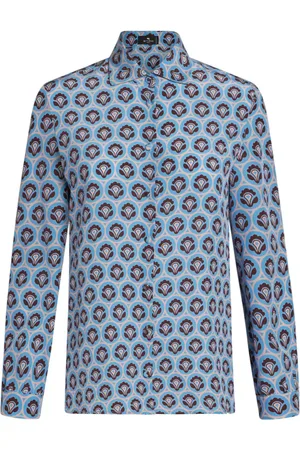 Etro Abstract-print silk shirt