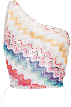 Missoni Zigzag-woven asymmetric top
