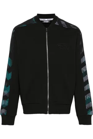Missoni Logo-embroidered zip-up sweatshirt