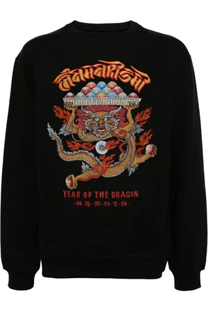 Maharishi Abundance Dragon organic cotton sweatshirt